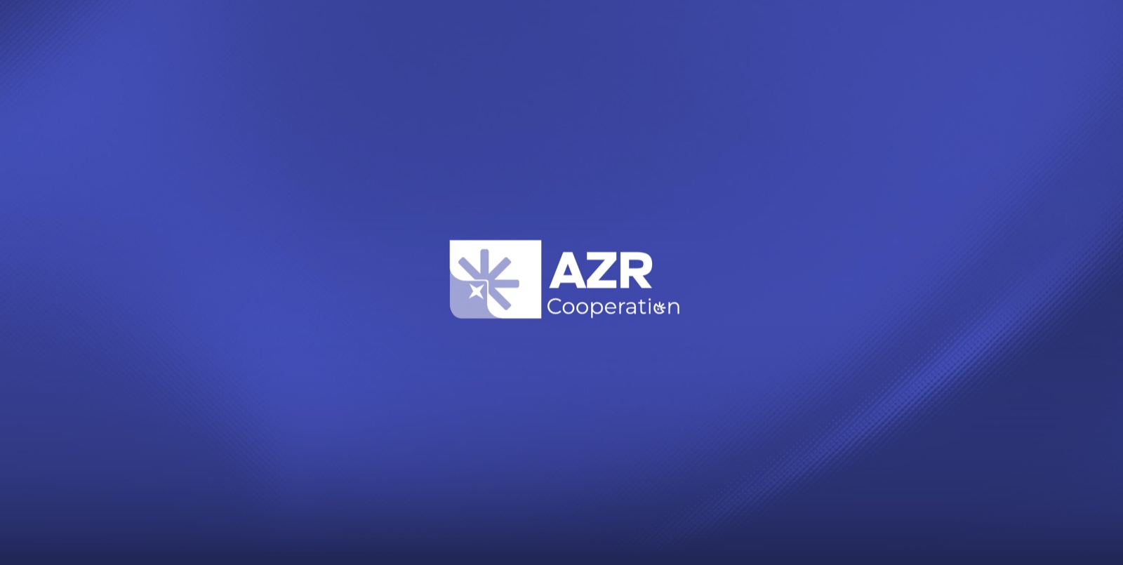 واجهة تعريفية لشركة أزر التعاون